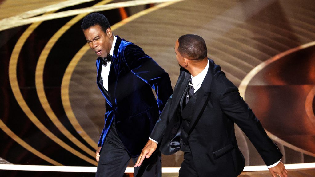 Will Smith Slaps Chris Rock At The 2022 Oscars