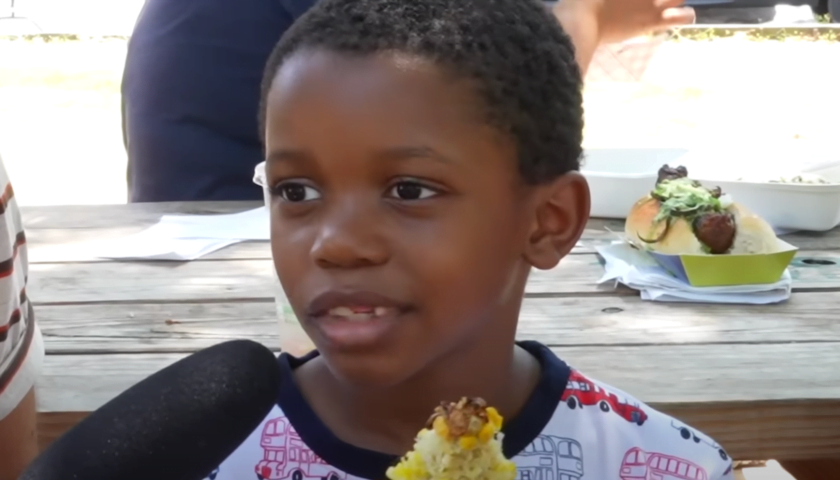 Corn Kid Donates Thanksgiving