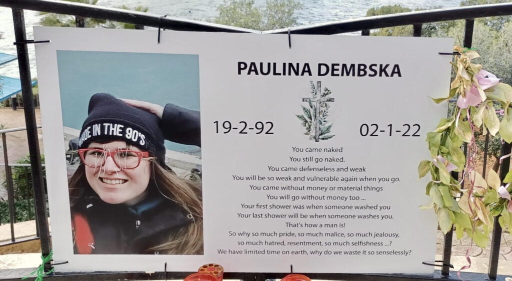 paulina dembska memorial vandalised